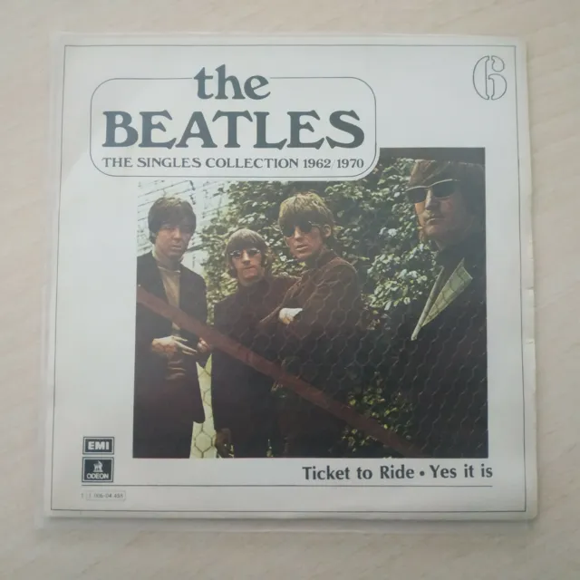 The Beatles Ticket To Ride Spanish Reissue 1976 Singles Collection P/S Unique Nm