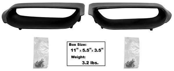 1971-73 Ford Mustang Hood Louver - Pair New Dii