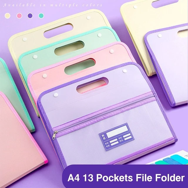 TEST PAPER STORAGE A4 File Folder Waterproof Document Bag Student EUR ...