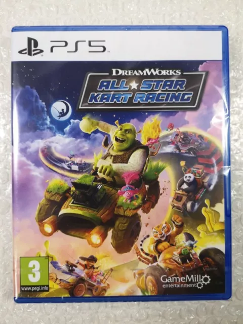 DREAMWORKS ALL STAR Kart Racing Ps5 Euro New (Game In English/Fr/De/Es ...