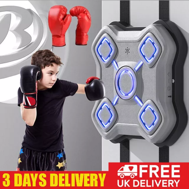 Boxing Training Target Wall Mount Bluetooth Music Indoor React Exercise Machine