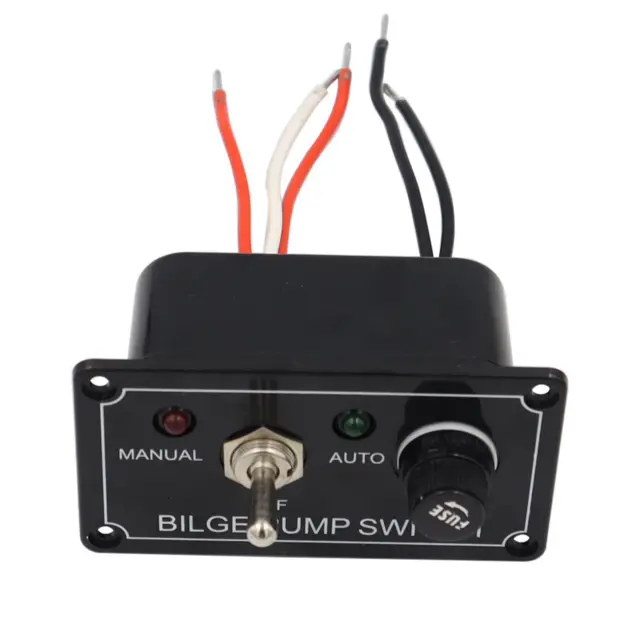 Pompe de  interrupteur panneau indicateur LED manuel/arrêt/auto fusible