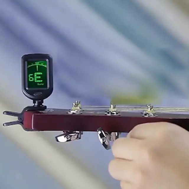 Accessoires De Guitare Numérique Clip LCD Rotatif à 360 Degrés Pour