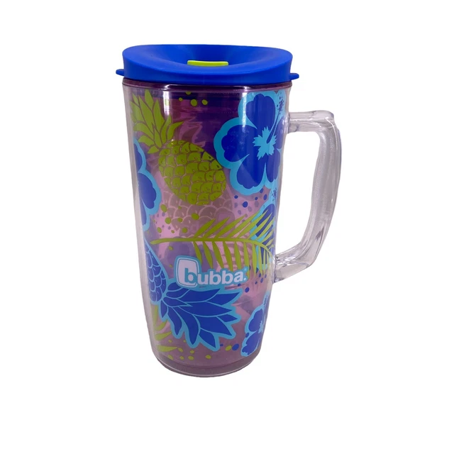 Bubba 48 oz Classic Insulated Mug Double Wall Tumbler BPA Free Travel Tropical