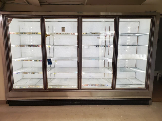 Zero Zone 4 Door Cooler / Refrigerator, Merchandiser, Remote Condensing Unit!!!