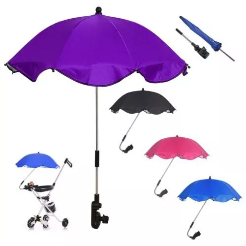 Universal Umbrella/ Canopy Shade for Pram Pushchair Buggy Sun Rain Baby Parasol