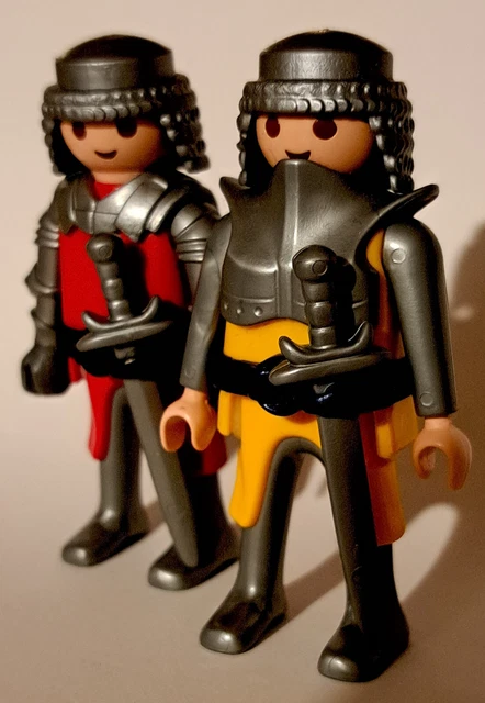 Playmobil Vintage Médiéval – Set Catapulte 3653 De 1993 Avec Chevaliers Et Chariot
