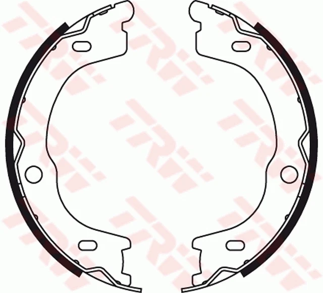 Kit ganasce freno di stazionamento TRW GS8784 per Sorento Kia JC 1 VAN CRDi 4WD