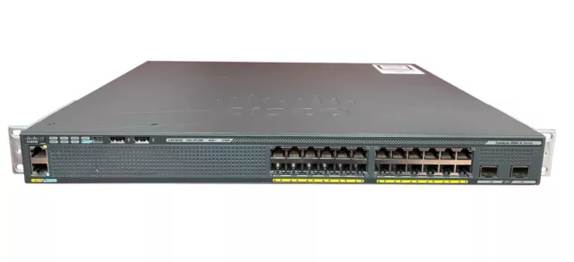 Switch Cisco 2960-X 24 Ge PoE+ 370W 2xSFP+ WS-C2960X-24PD-L + C2960X-STACK