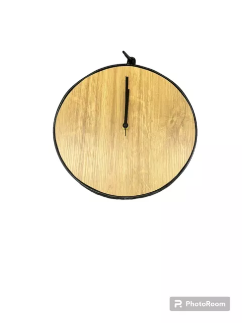 Orologio Da Parete Stile Industriale Ferro Legno Arredamento Design Moderno