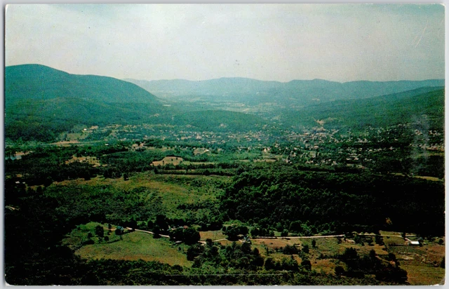 North Adams New York State Mohawk Trail Taconic Range Mountains Vintage Postcard