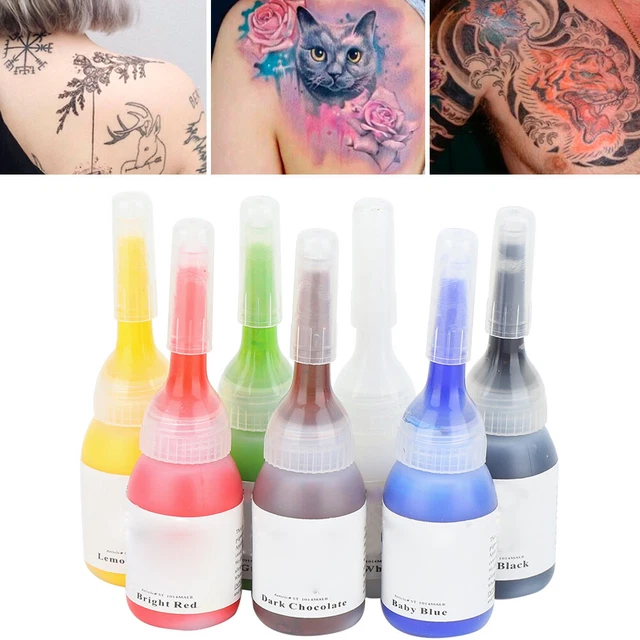 Inchiostro tatuaggio corpo portatile professionale lunga durata colorazione veloce tatuaggio pigme GF0