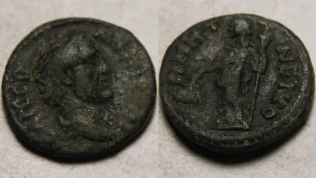 RARE ORIGINAL ANCIENT Roman coin Antoninus Pius 138 Demeter, Bithynia ...