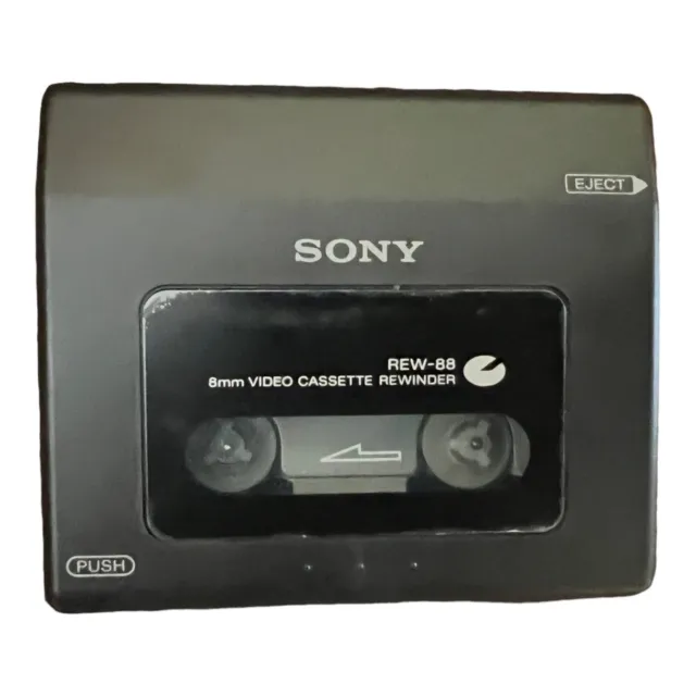 Rebobinador de casete de video Sony REW 88 8 mm raro