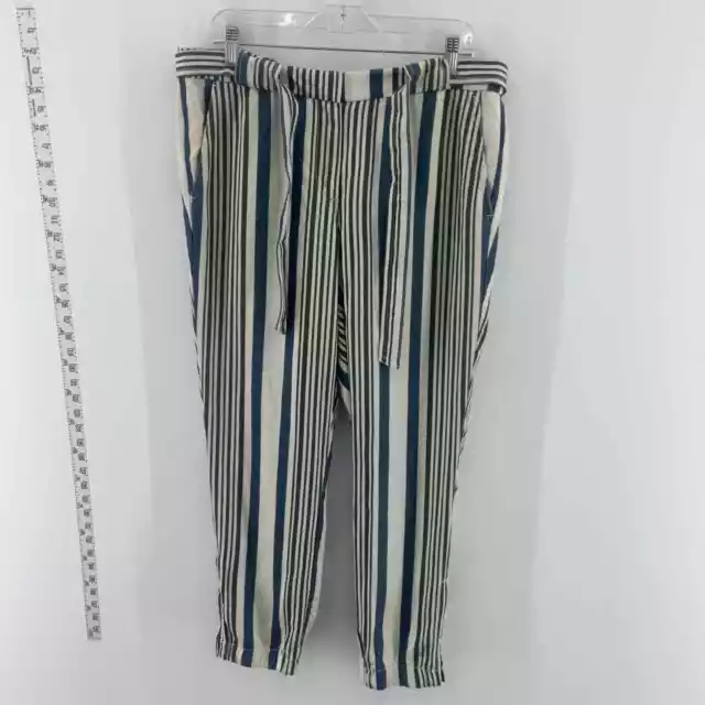 NWT Ann Taylor LOFT White Black Blue Dress Pants - Size 10 (Regular)