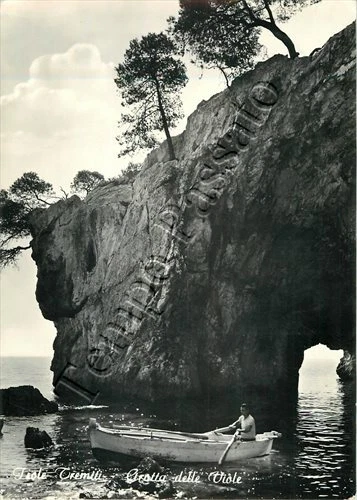 Cartolina delle Isole Tremiti, Grotta delle Viole - Foggia