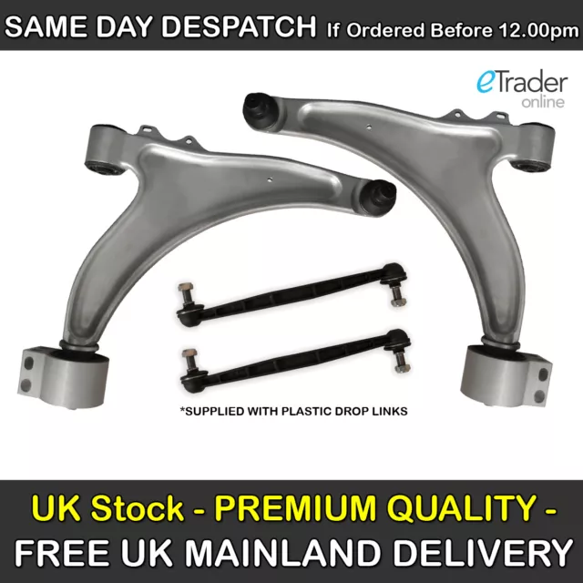 Vauxhall Astra J Mk6 09>15 Front Lower Suspension Wishbone Arms X2 & Drop Links