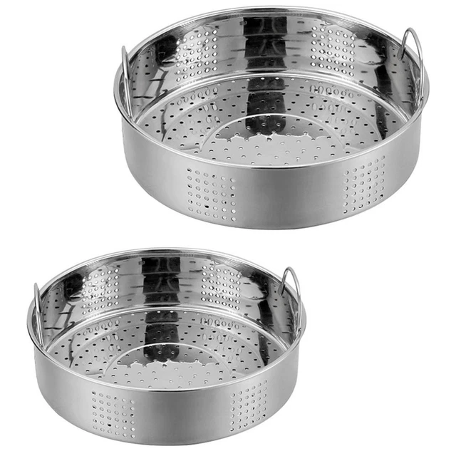 2 piezas estante de vapor de vapor de rollos de arroz acero inoxidable vaporizador de huevos