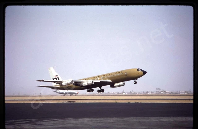 Braniff Boeing 707-300 N7095 Mar 68 Kodachrome Aircraft Slide/Dia