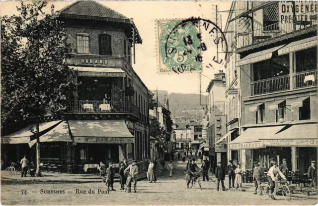 CPA Suresnes Rue du Pont (1314989)