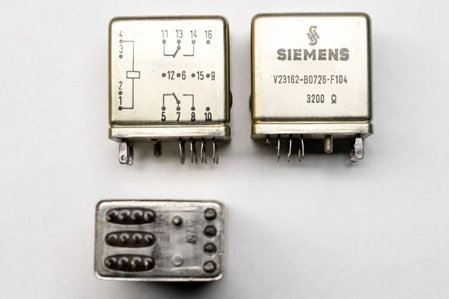 1x Siemens V23154-D0720-B112 Relais Kammrelais Spule: 20V/ DC 6 Schließer