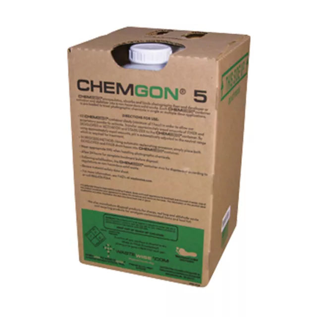 Chemgon Dental Fixer & Developer Disposal By XRS - Simply Throw Away Like Trash