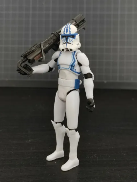 Star Wars Clone Wars custom 3.75 Hardcase 501st clone trooper phase 2
