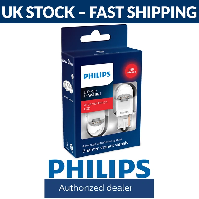 Ampoules LED Philips P21W X-tremeUltinon Gen2 – Blanc 6000K – Pour Feux Arrière