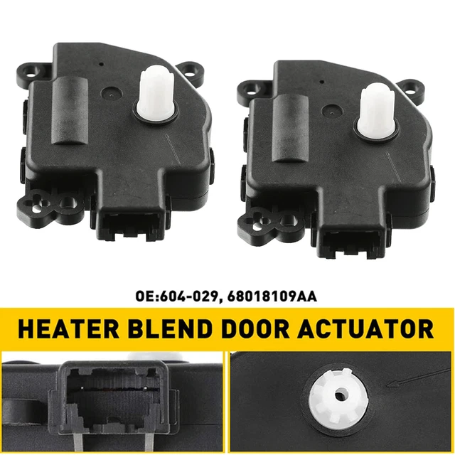 2PCS HVAC HEATER Blend Door Actuator for Chrysler Dodge Avenger Jeep