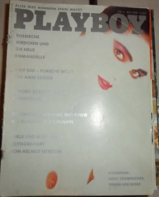 Playboy 5 Mai 1988 NATHALIE UHER Andrea Dworak Kult