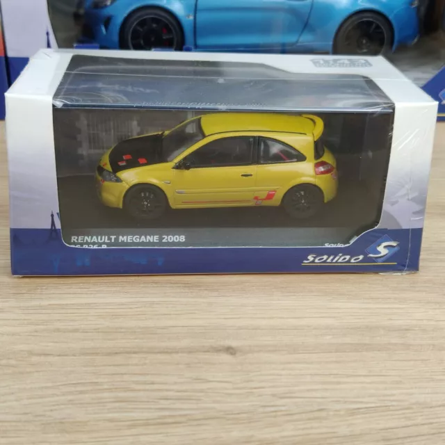 Voiture Miniature Renault Megane 2 R26-R Liquid Yellow 1/43
