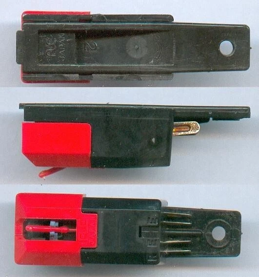 Cellule/cartouche pour saphir/diamant/pointe de lecture Piezo YM 121, YM 122 MC
