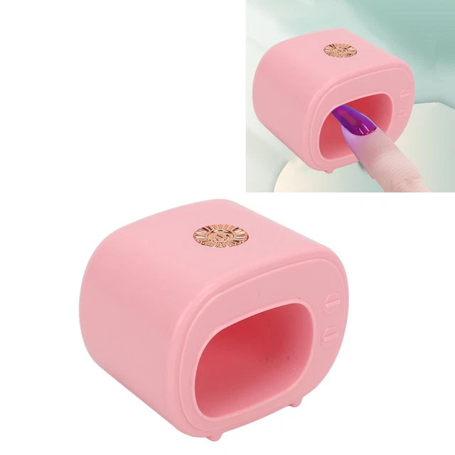 (rosa) UV-Nageltrockner Mini-multifunktionale Kleine UV-LED-Nagellampen