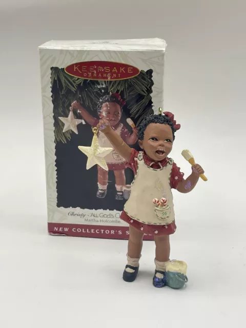 1996 Hallmark Keepsake Ornament Christy All Gods Children African American #2