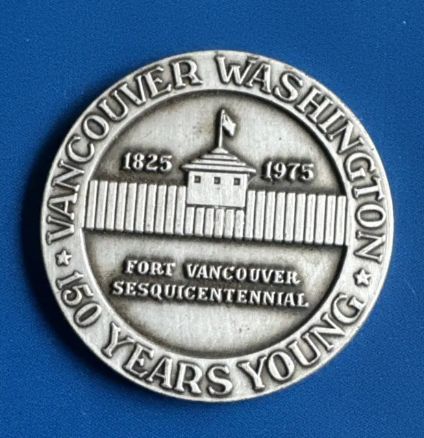 1975 WA Soviet Trans-Polar Flight 1937 Memorial For Vancouver Silver Medal 3