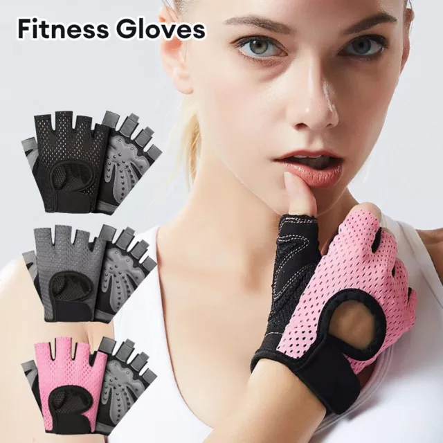 Ladies Gel Gloves Fitness Gym Wear Weight Lifting Workout Training Cycling Sport