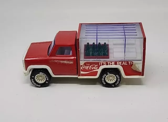 Vintage Buddy L Coca-Cola Red Delivery Pickup Toy Truck