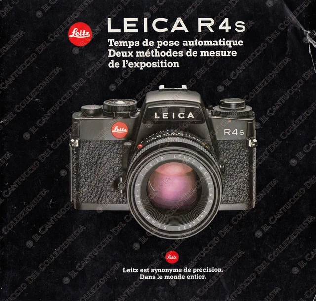 Leitz Leica R4S Photo Camera catalogue advertisement *booklet