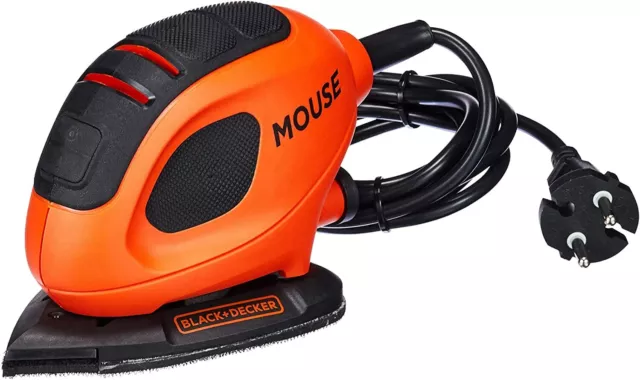 Levigatrice Orbitale Mouse Elettrica Legno Palmare Black Decker + 15 Accessori