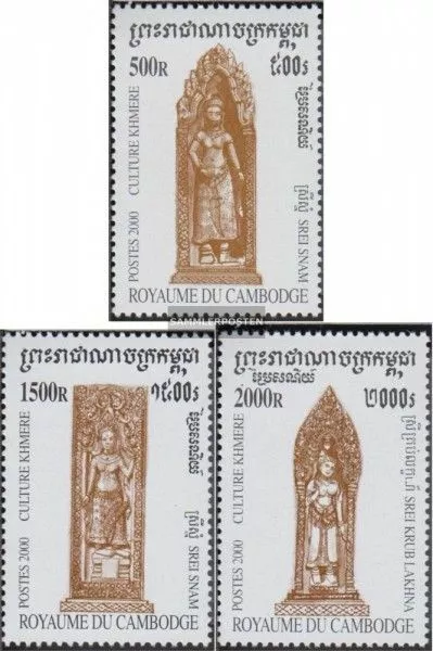 Kambodscha 2075-2077 (kompl.Ausg.) postfrisch 2000 Kultur der Khmer