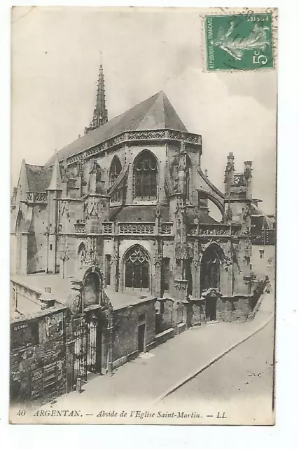 61  Argentan  Abside De L Eglise Saint Martin