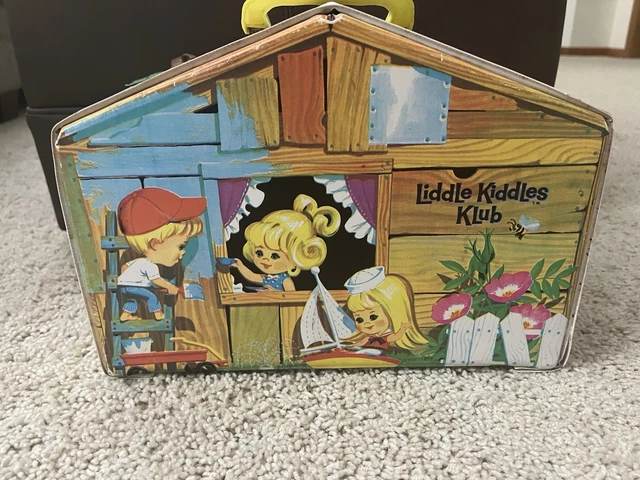 Ancien Club-house Mattel Liddle Kiddle Avec étui à Poupée – 1965 – Vintage Très Bon état