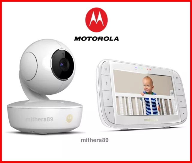 Motorola MBP36XL Digital VIDEO Baby Monitor 5" Display Screen + ZOOM PAN CAMERA