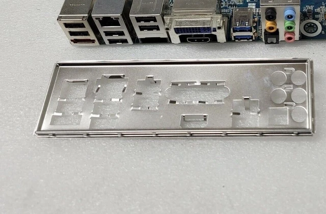 USED I/O SHIELD for Intel DH67CL Motherboard Rear Backplate IO Face ...