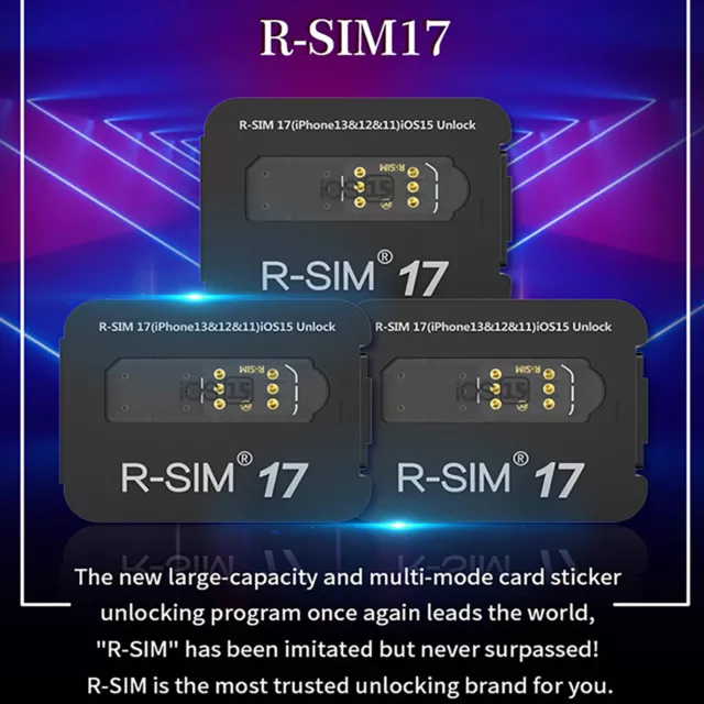 2021 R-SIM17 Unlock RSIM Card For iPhone 13/12/11 Series IOS15 Unlocking Version