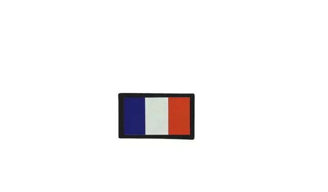 Patch ecusson brode imprime voyage souvenir backpack drapeau france francais