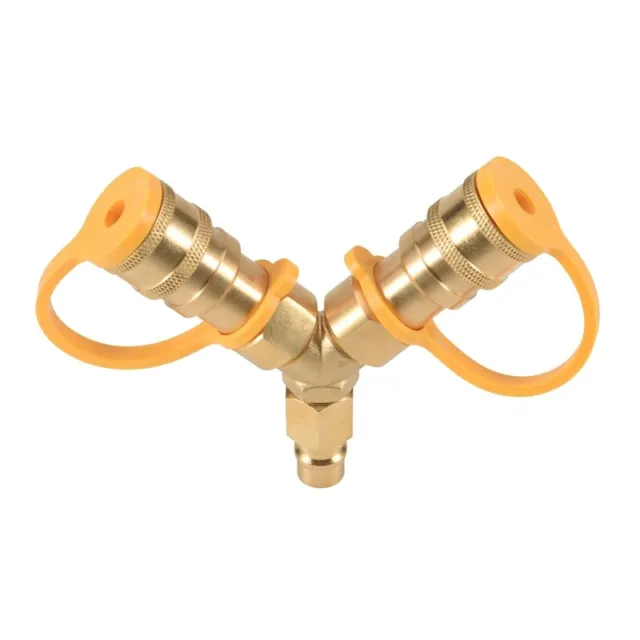 Adaptateur de Connexion  au Gaz Naturel Y-Splitter de 3/8 Pouces, Ada1913