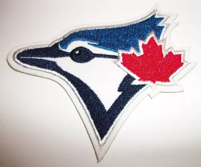 Toronto Blue Jays Embroidered Applique PATCH~3 1/4" x 2 3/8"~Iron Sew On