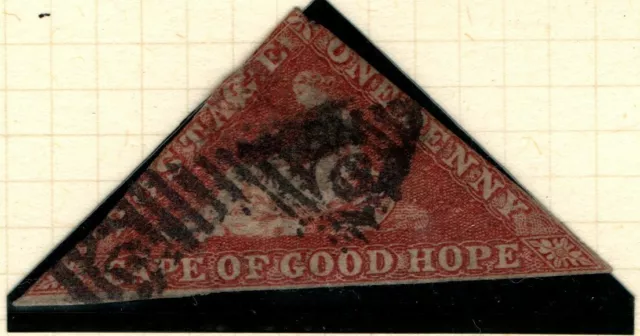 Cape of Good Hope South Africa 1853 One Penny 1d SG 3 Used See note