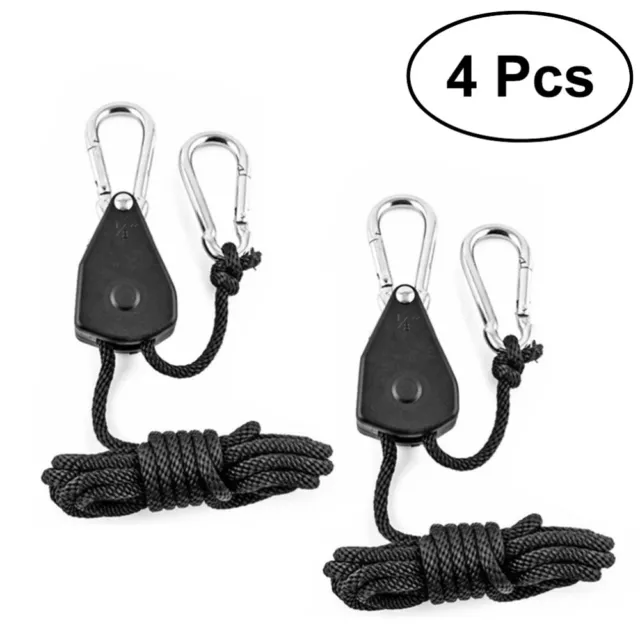 4pc Heavy Duty Einstellbare Wachsen Licht Ratsche Seil Aufhänger Yoyo Leuchten